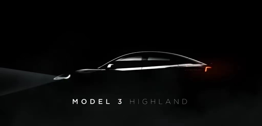The new Tesla Model 3 Highland is shown here – Invoice Pricing