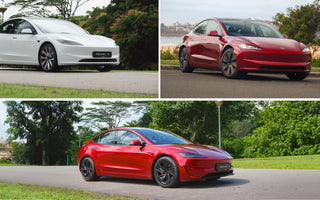 Comparison Tesla Model 3 2024 Highland models