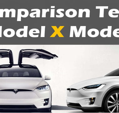 Comparison Tesla Model X models