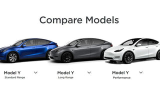 Comparison Tesla Model Y models