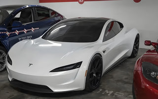 Tesla's New Roadster Real Photos Exposed: Potentially Equipped with Rocket Technology