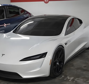 Tesla's New Roadster Real Photos Exposed: Potentially Equipped with Rocket Technology