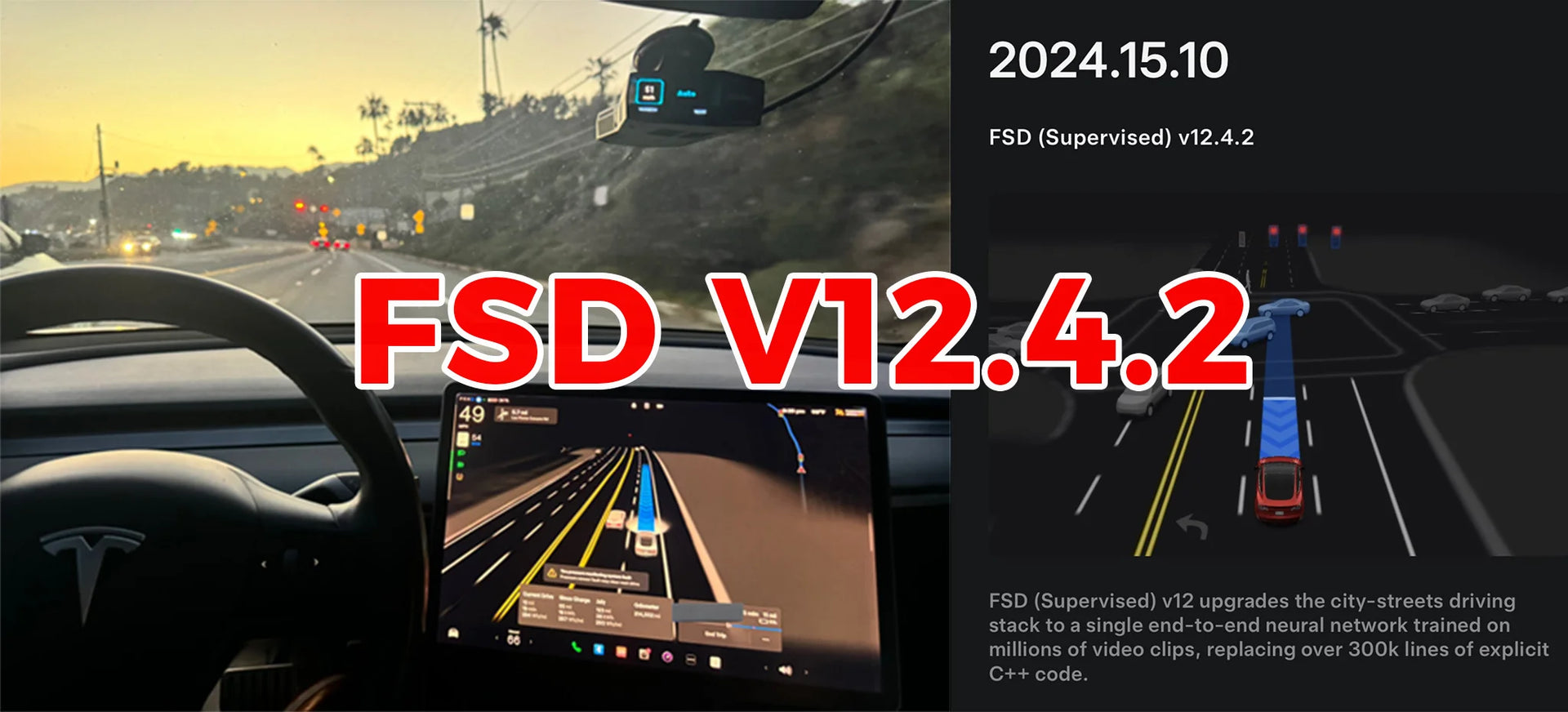 Tesla Finally Rolls Out FSD V12.4.2 To Some Normal Tesla Owners: What's New?