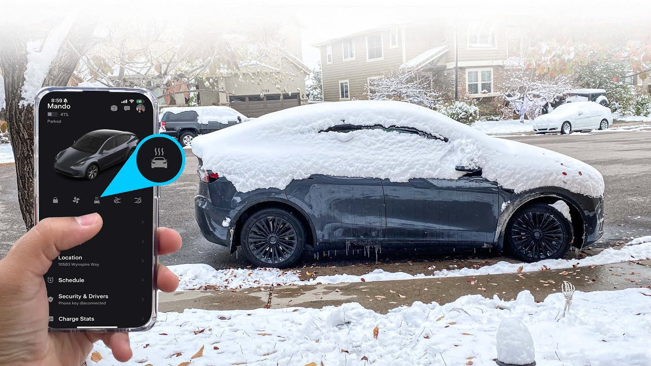 Tesla Defrosting: How to Use the Defrost Button and Heated Mirrors