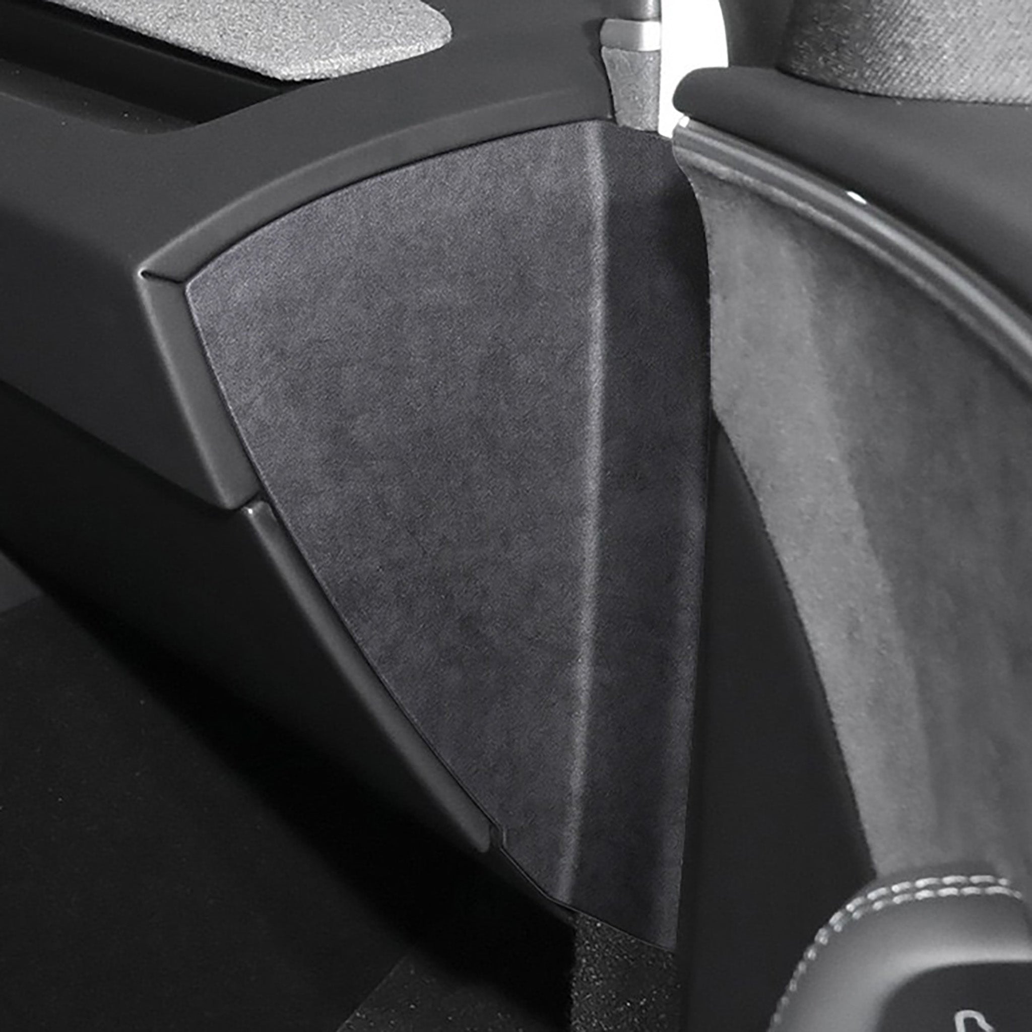 Tesla Alcantara Dash Side Panel Cover Trim for 2024+ Model 3 Highland & 2025+ Model Y Juniper