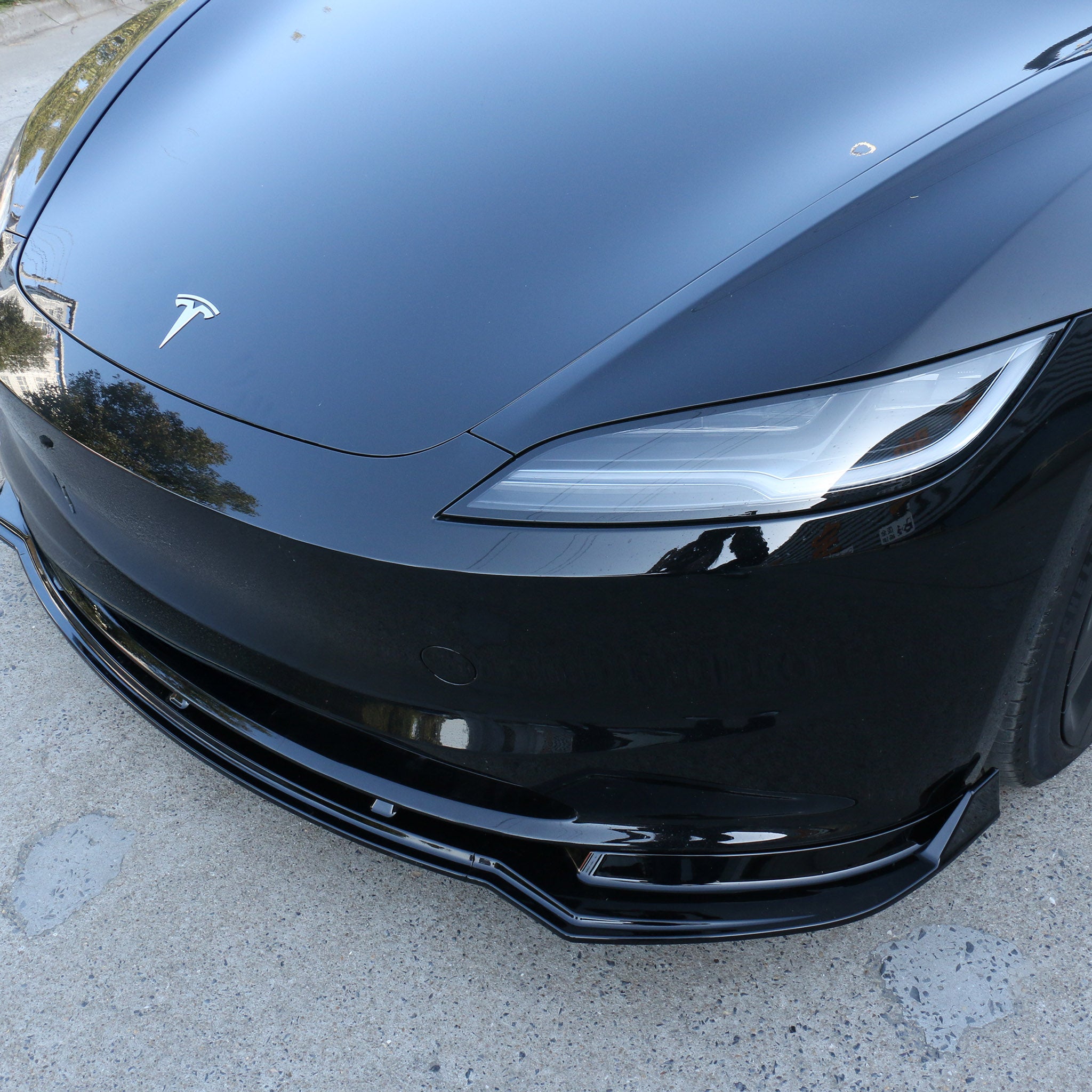 Aero Sporty Front Lip Spoiler for Tesla Model 3 Highland 2024+