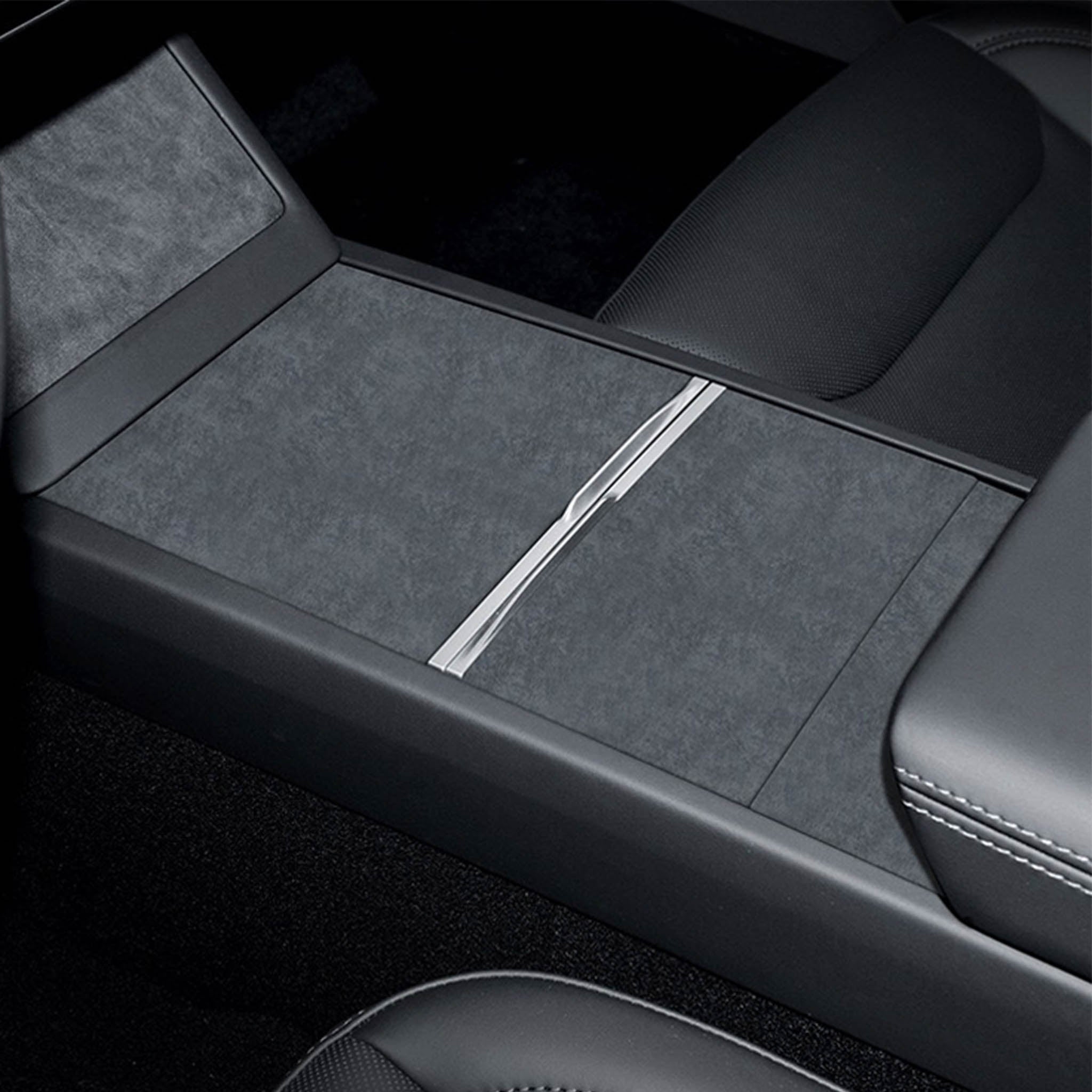 Tesla Alcantara Center Console Wrap Sticker for 2024+ Model 3 Highland & 2025+ Model Y Juniper