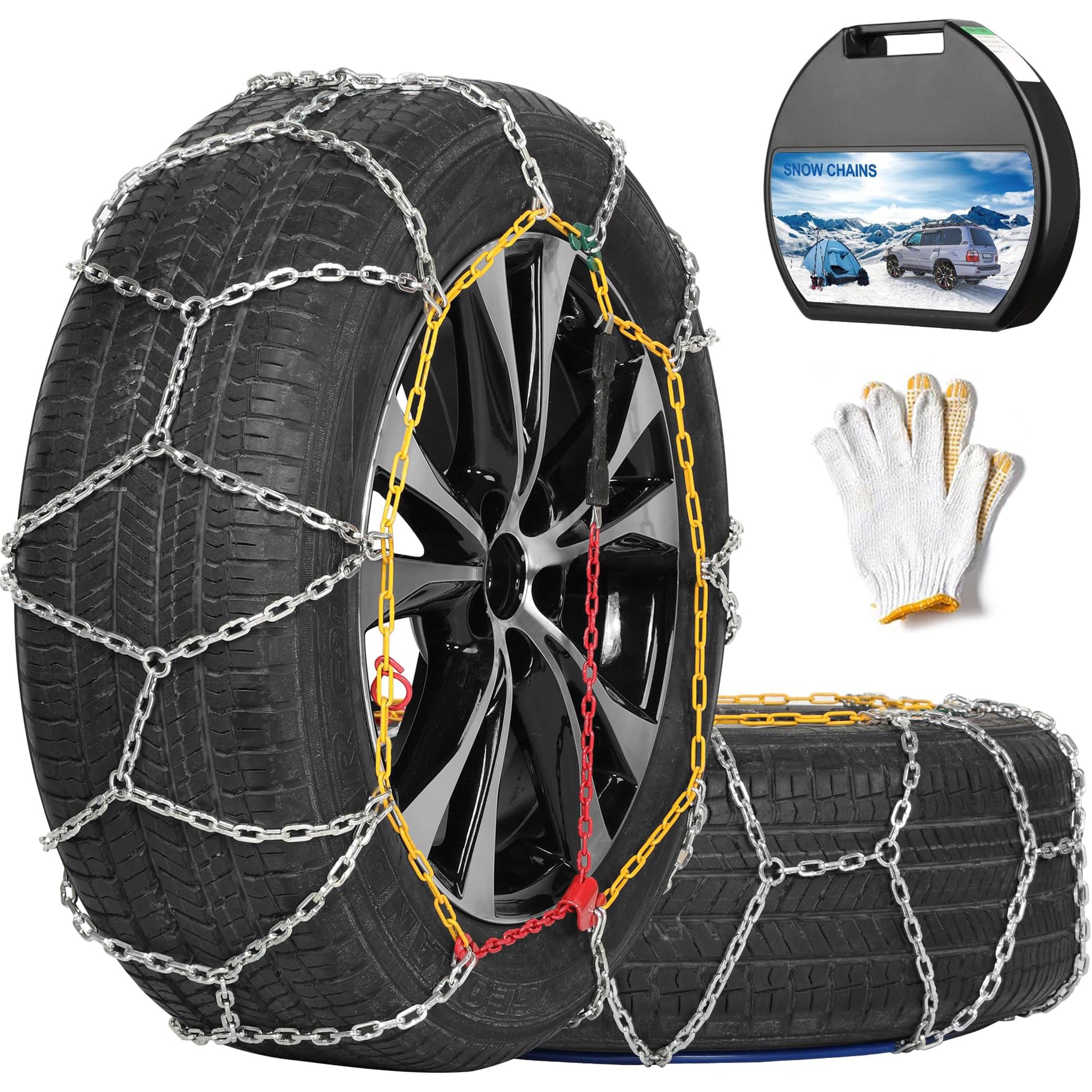 High-Performance Snow Chains for Tesla Mode 3 & Model Y