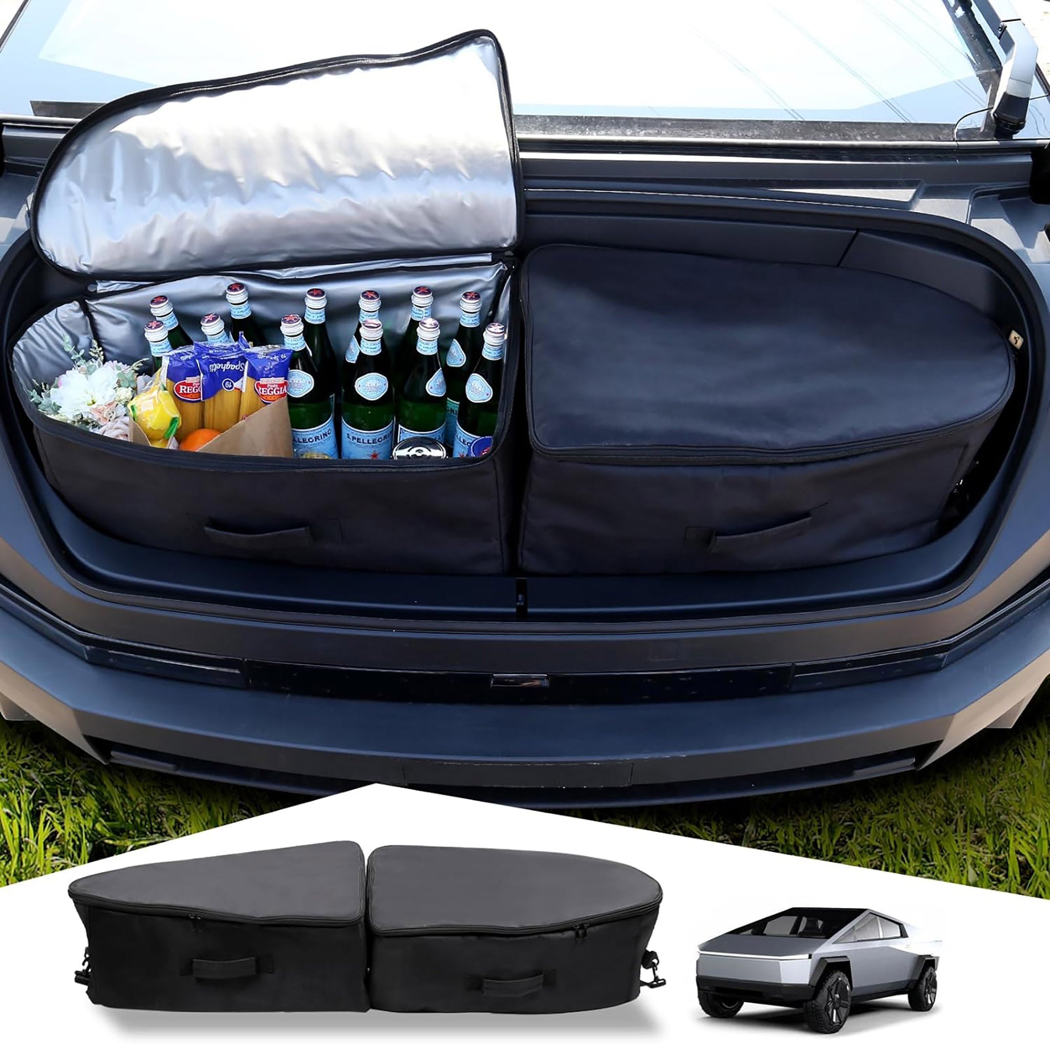 Custom-Fit Insulated Front Trunk Bag Set for Tesla Cybertruck