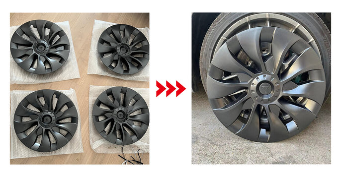 Model 3 18 Aero Wheel Hub Cap Cover Replacement - Yeslak