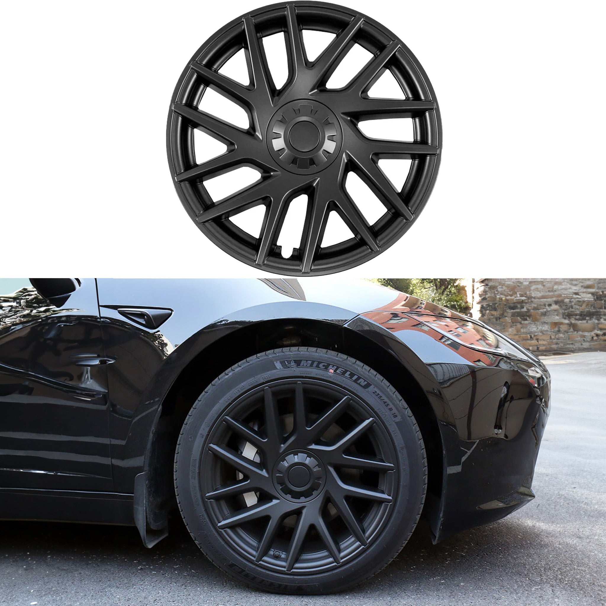 Tesla Wheel Cover for 2024 New Model 3 Highland 18'' Wheels