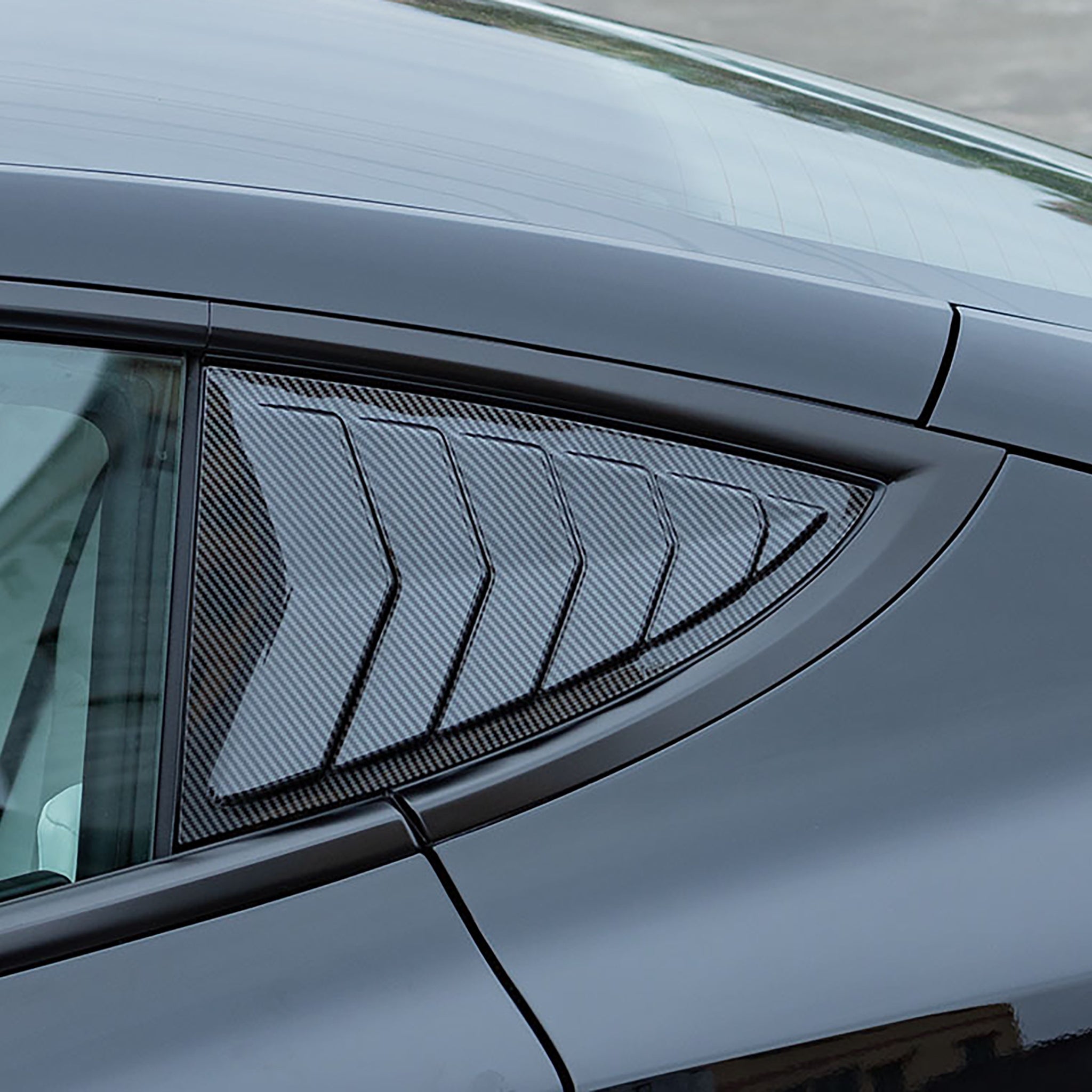 Rear Side Window Louvers For Tesla Model 3 Highland 2024+