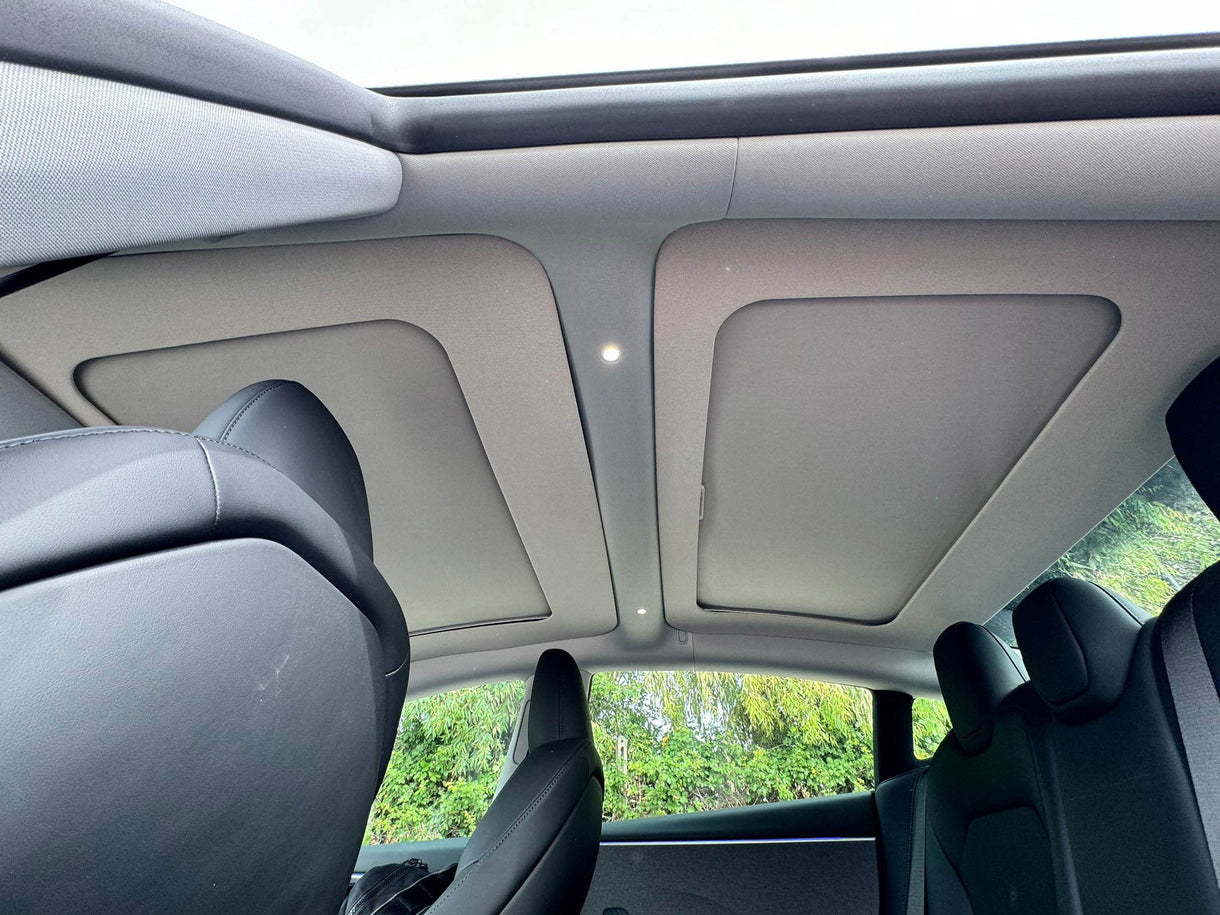 Yeslak Full Coverage Retractable Sunroof Shade for Tesla Model Y/3 & M