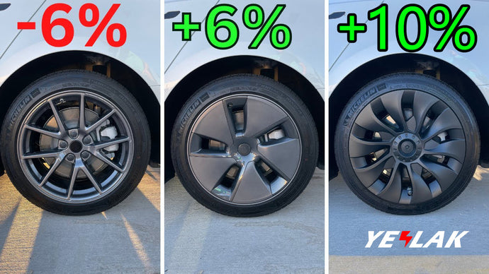 Tesla Model 3 Wheel Covers Efficiency Testing