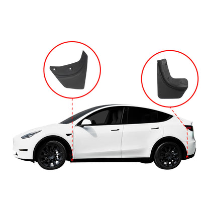 Auto vorne hinten Schmutzfänger für Tesla Model Y Versteckte Schmutzfänger