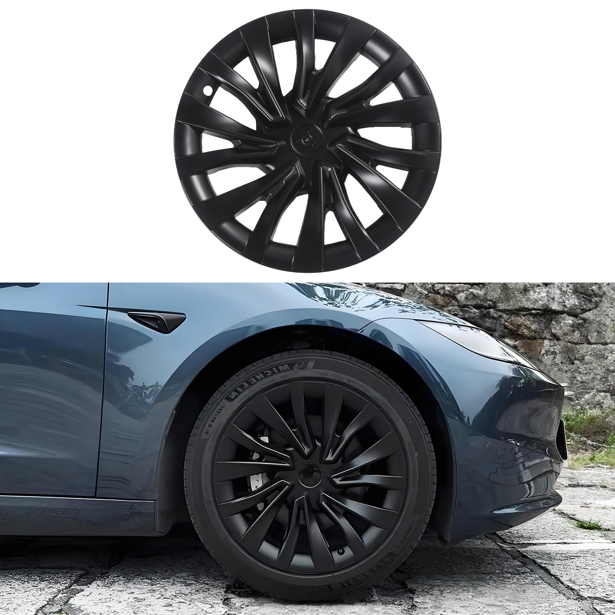 Tesla Nova Style Wheel Cover for 2024 New Model 3 Highland 18" Wheels