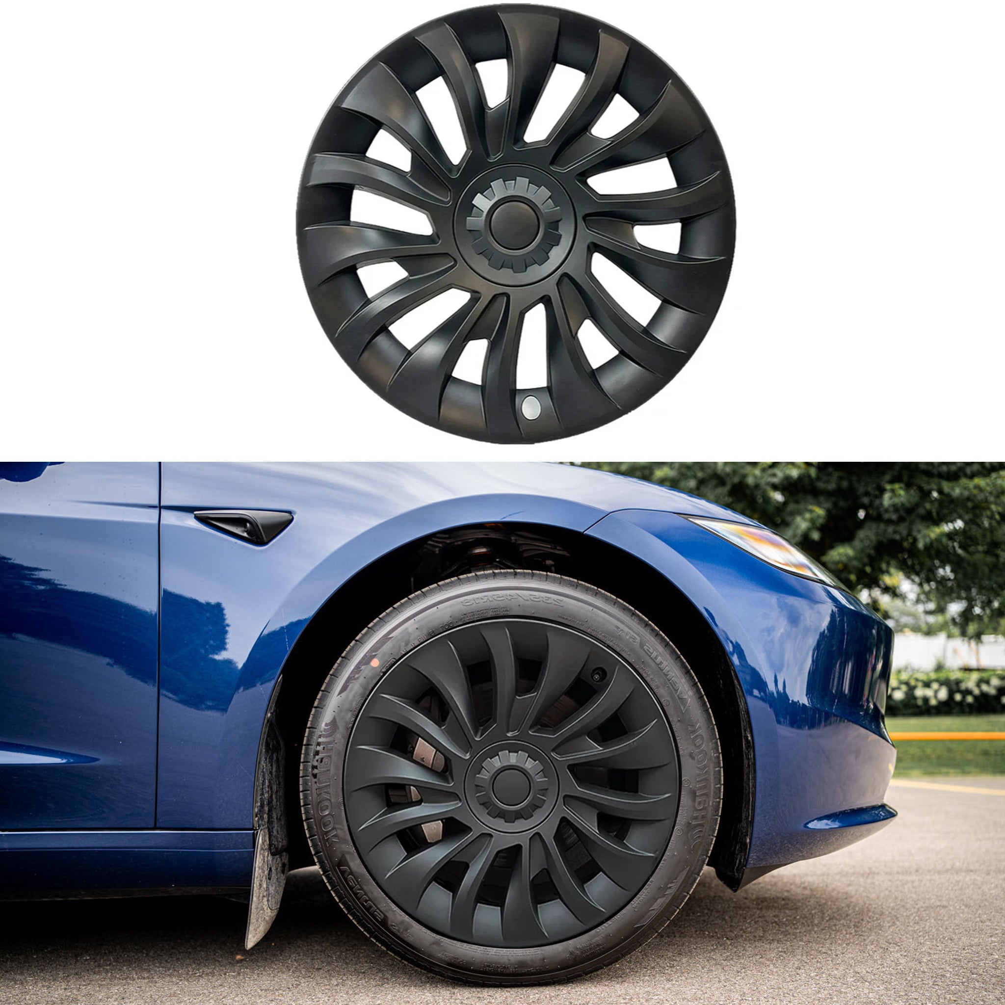 Uberturbine Wheel Cover for Tesla 2024 New Model 3 Highland 18’’ Photon Wheels