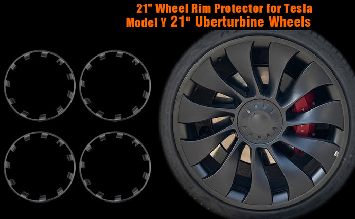 Wheel Protector for Tesla Model Y Rim Protector 21inch Wheel Rim Protector