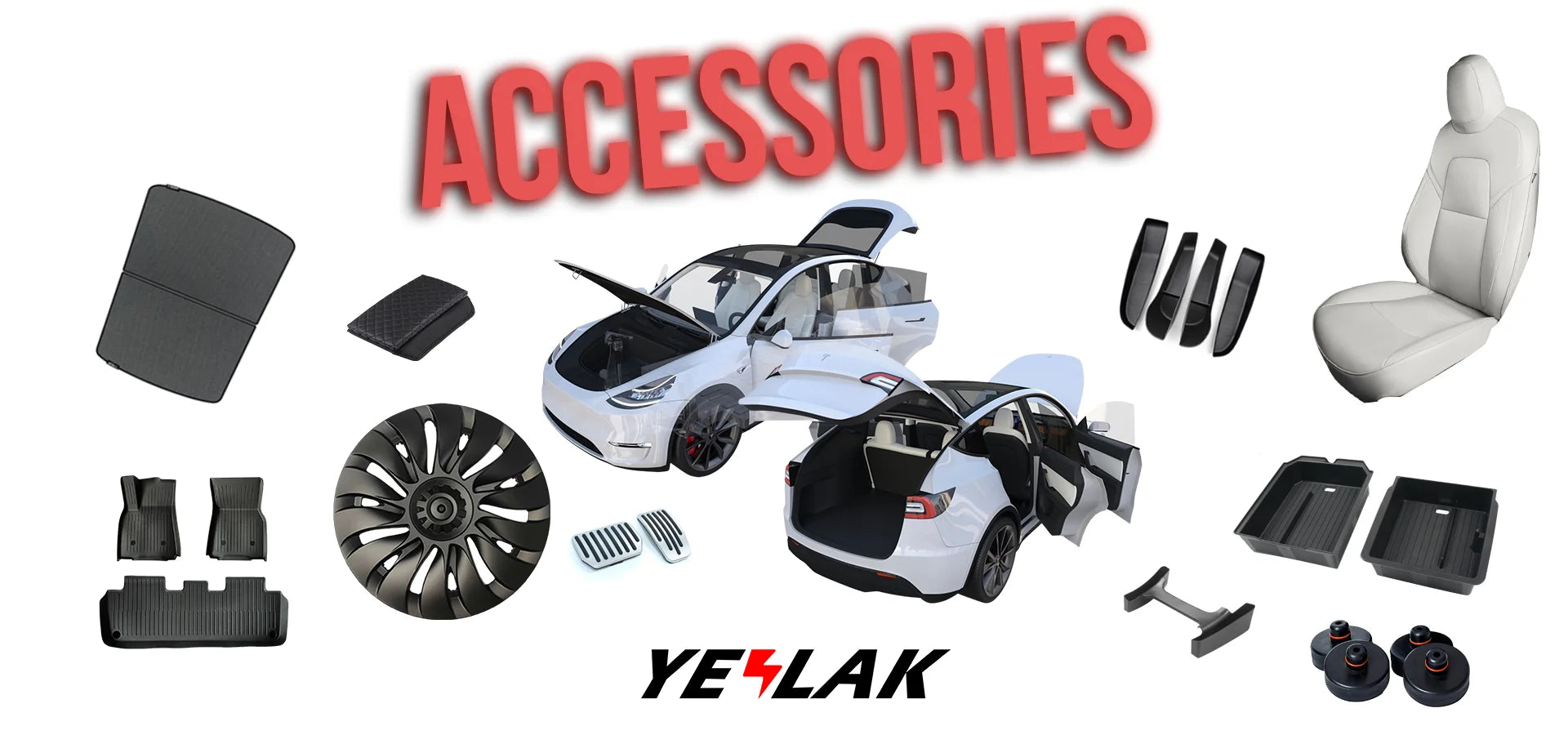 Yeslak Tesla Accessories Featured Product list