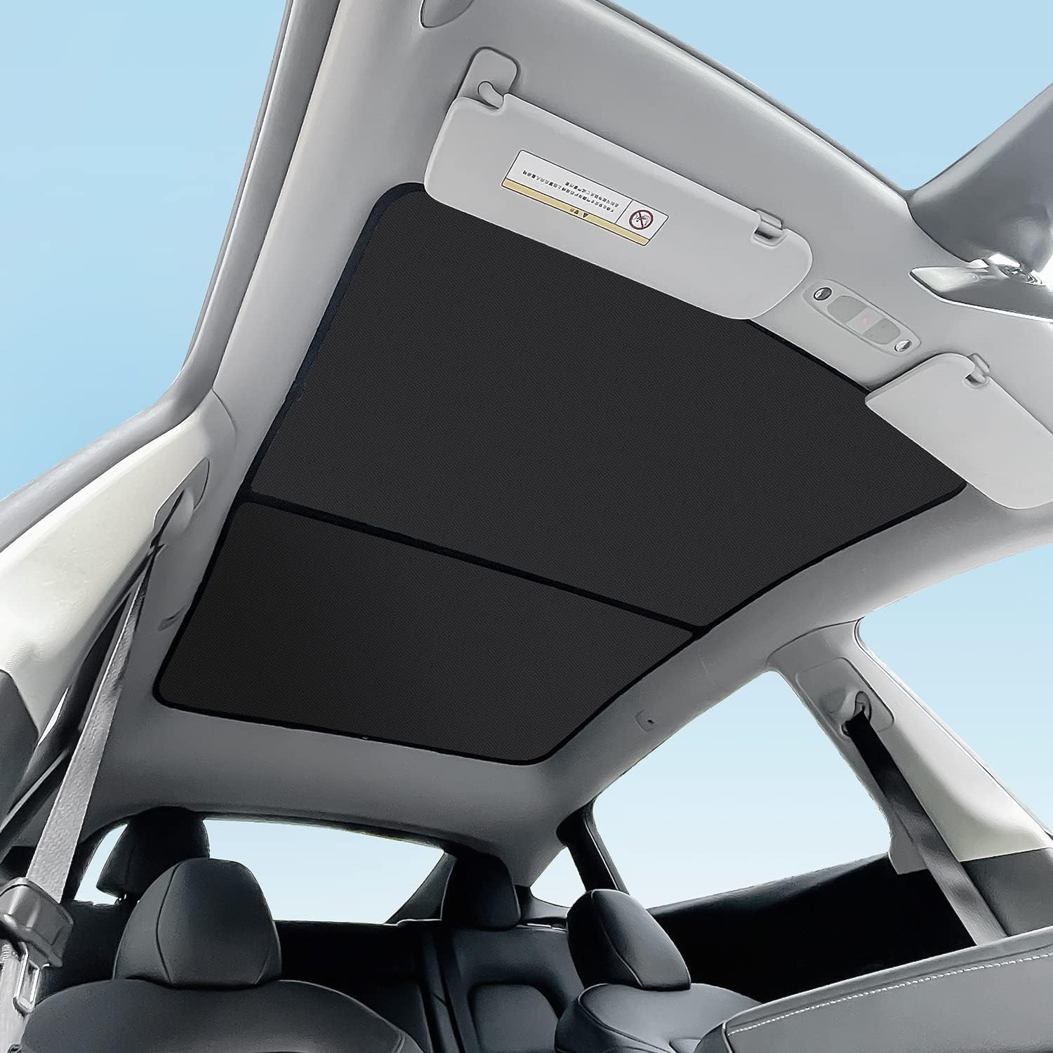 Tesla Model 3 & Model Y Sunroof Sunshade – Ultimate Heat & Sun Protection, Easy Installation, Reduces Glare & Battery Drain