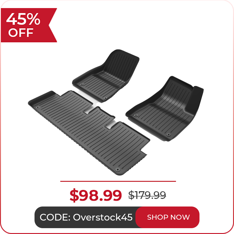 All Weather Floor Mats for Tesla New Model 3 Highland 2024 (Overstock only available in European market)