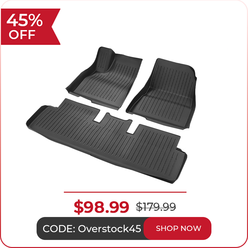 All Weather Floor Mats for Tesla Model 3 2021-2023 (Overstock only available for USA)