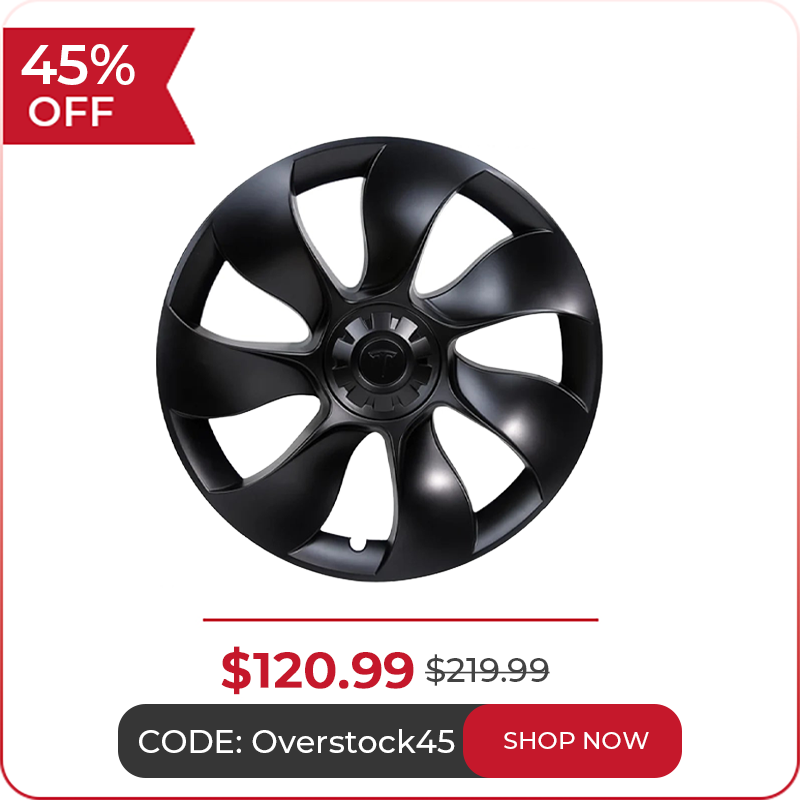 Performance Wheel Covers Replacement For Tesla Model Y 19" Gemini Wheels (Overstock only available for USA market)