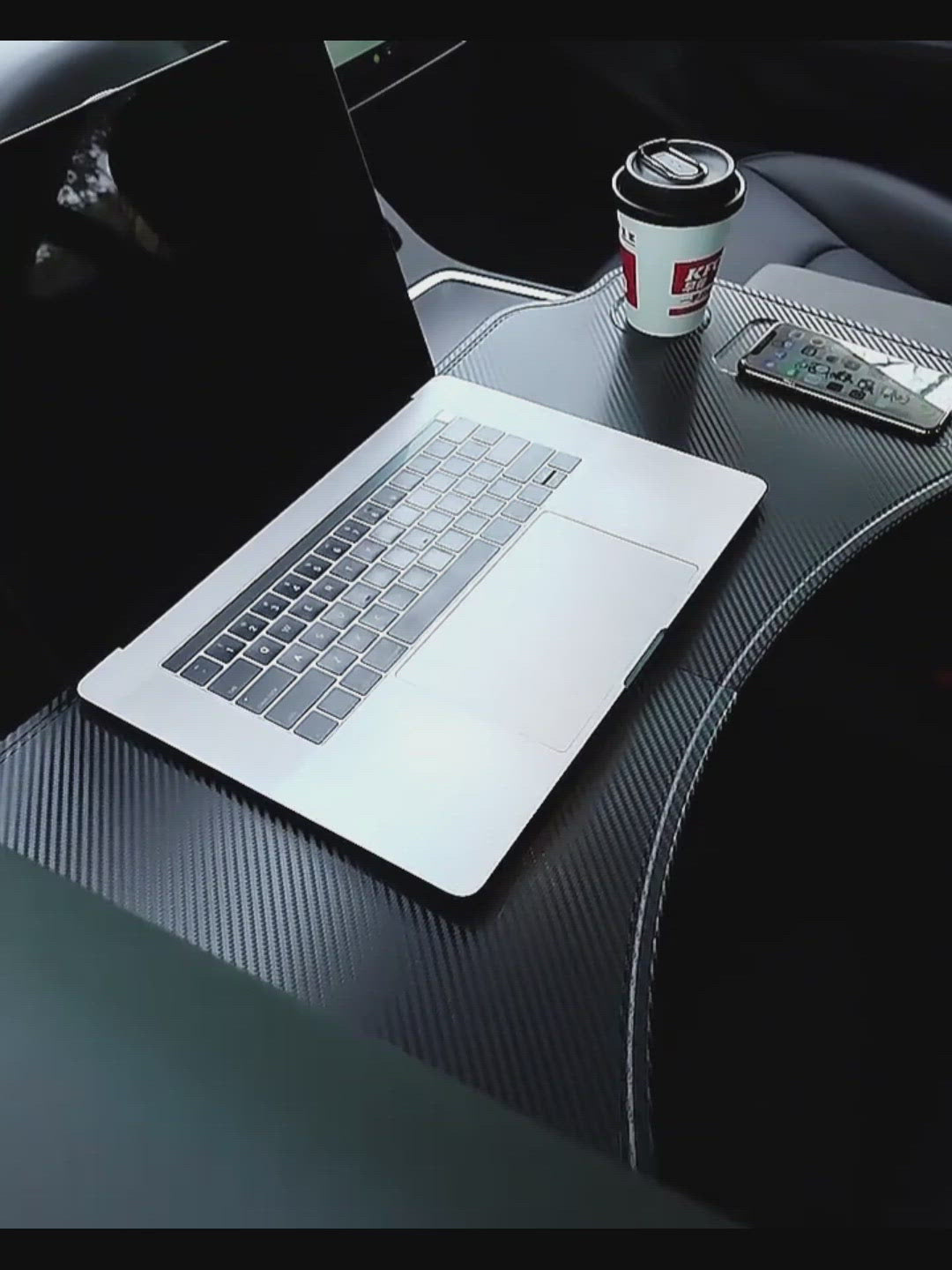 Klappbarer Autotisch Für Model Y/model 3 Laptop-schreibtisch