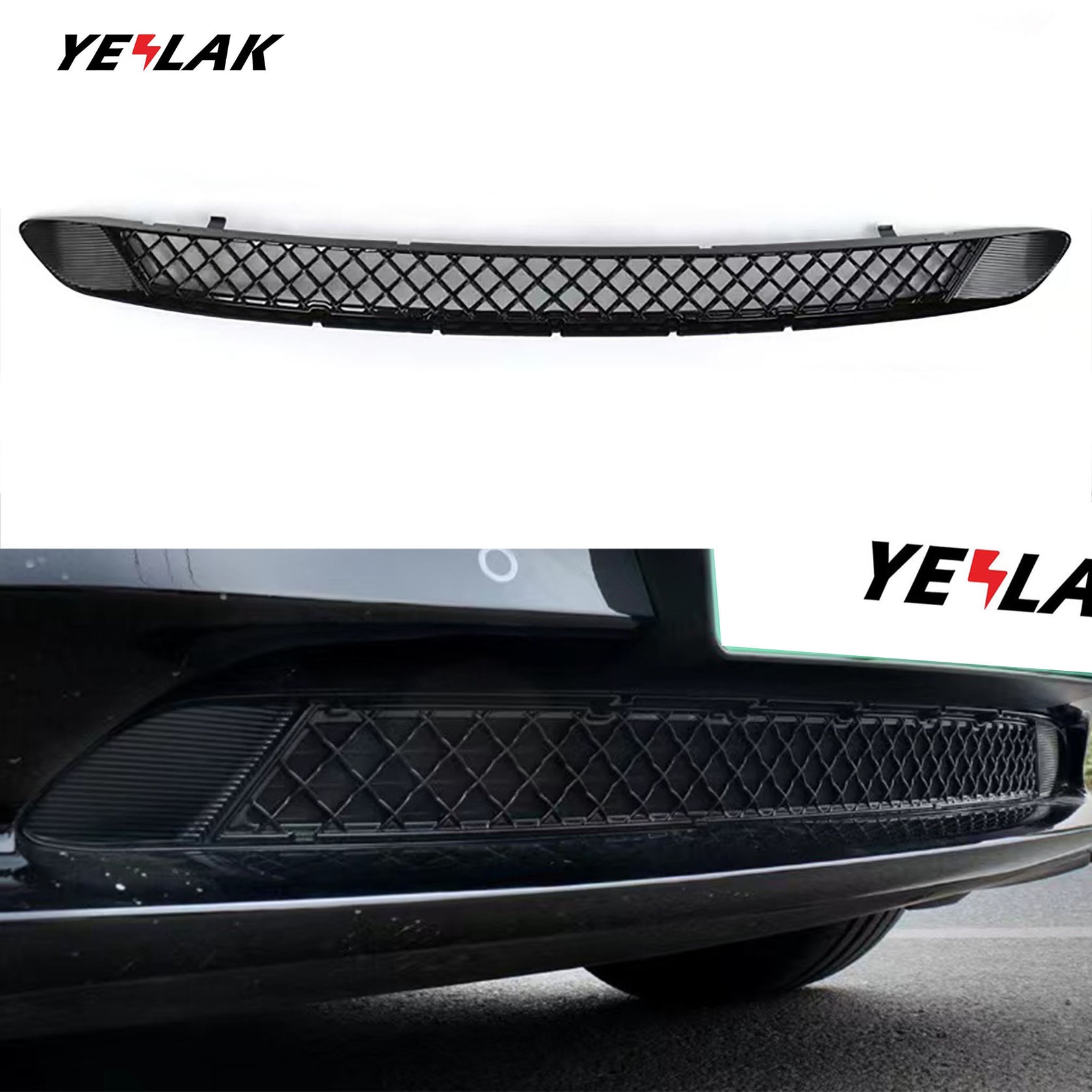 Front Bumper Grille Inserts For Telsa Model 3/Y – Yeslak