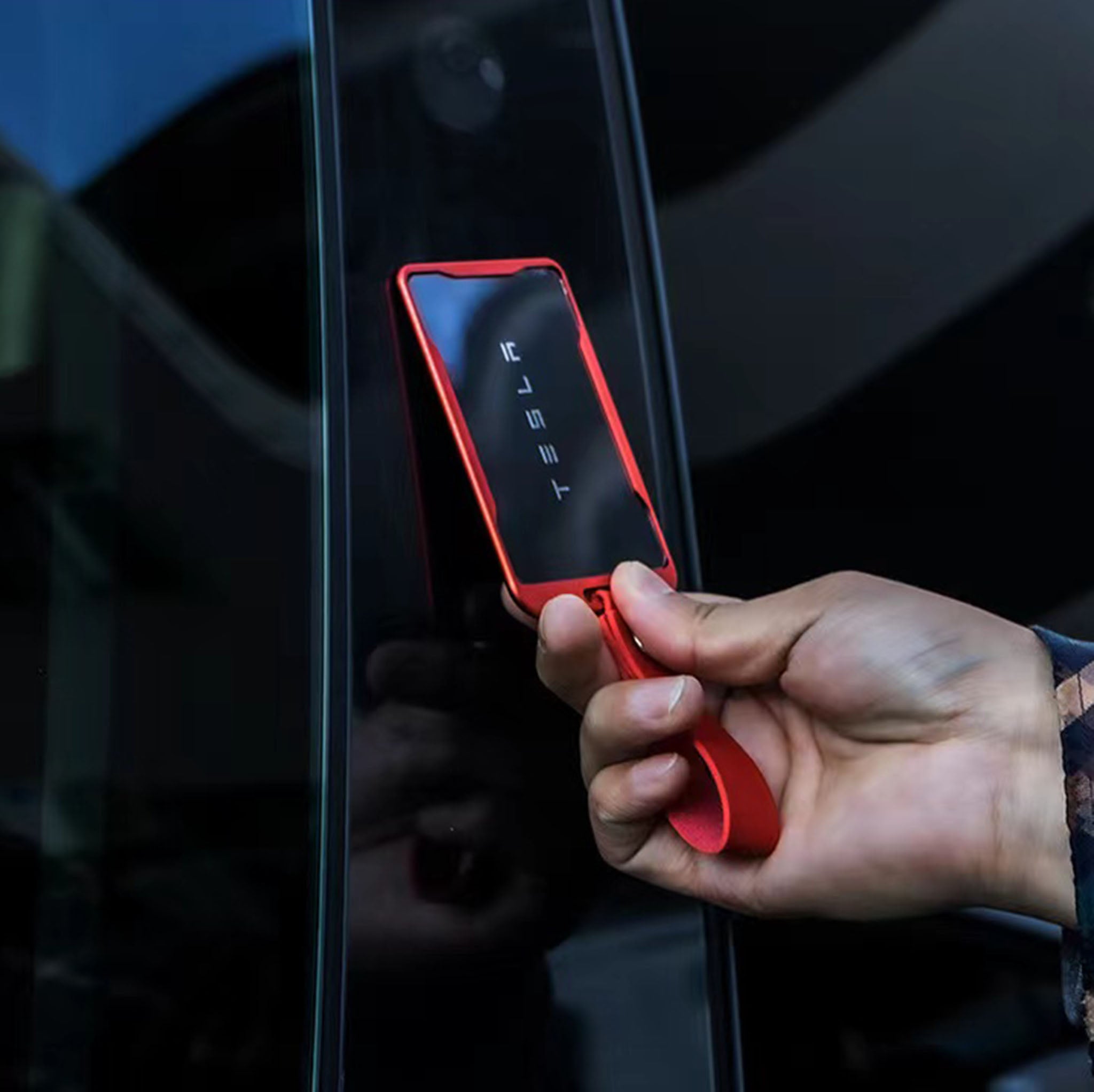1PC Key Card Holder for Tesla Model 3/Y, Black 