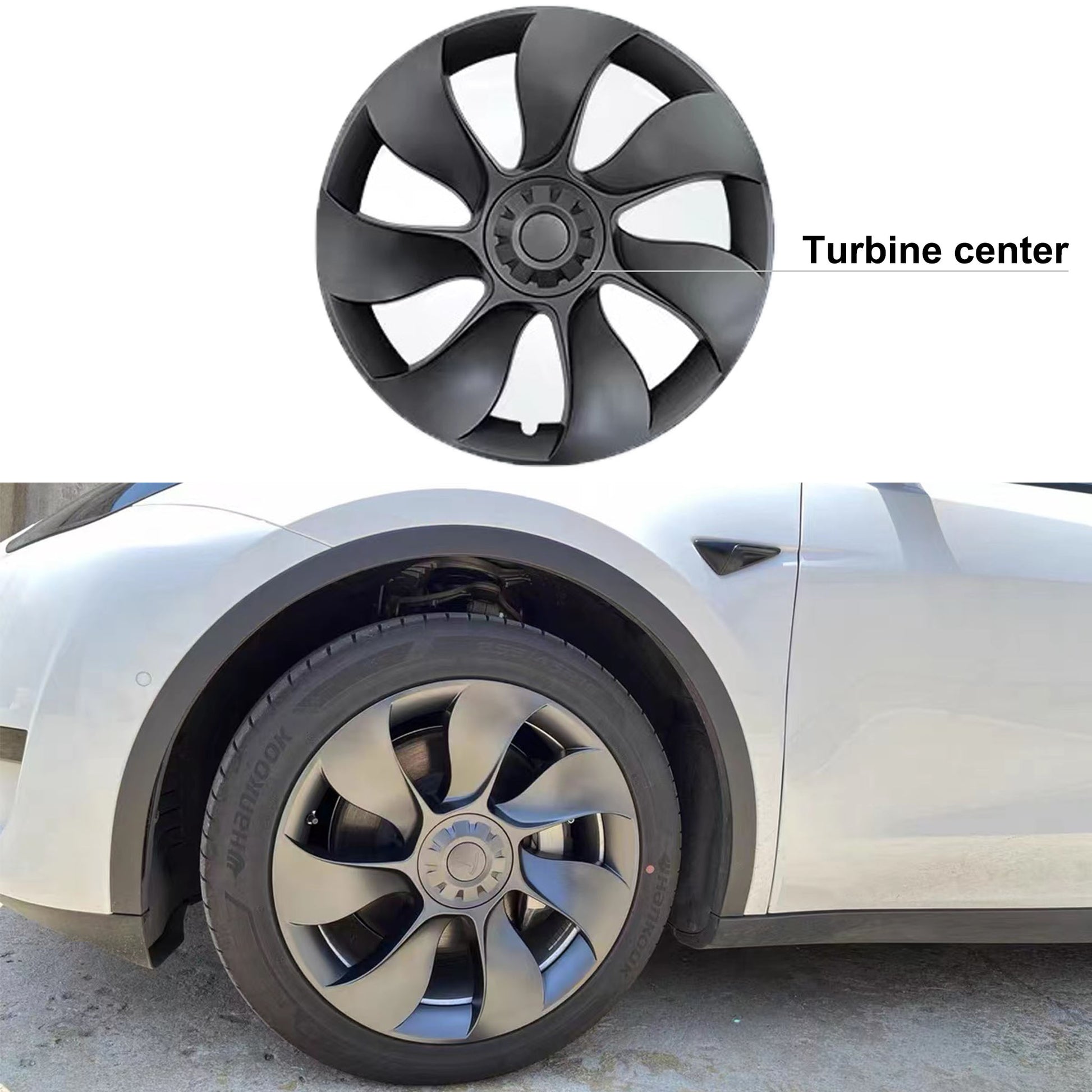 Enjoliveurs de performance au design de turbine pour la Tesla Model Y –  Shop4Tesla