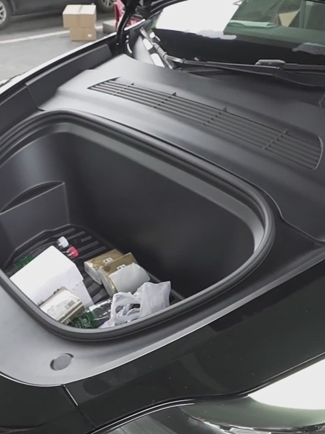 Trunk storage compartments with lid for the Tesla Model Y – Shop4Tesla